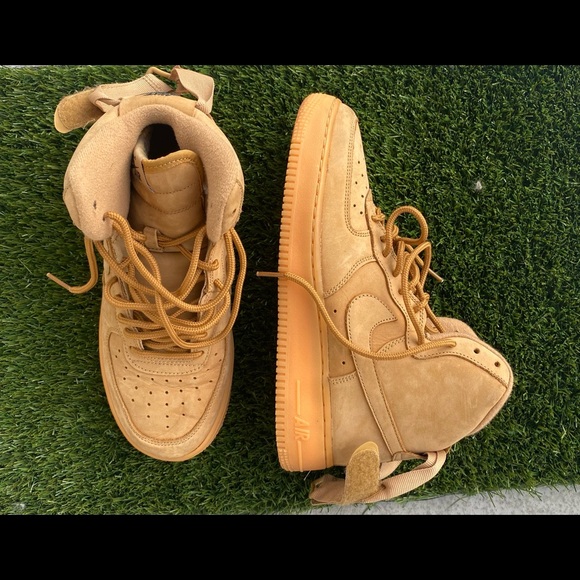 Nike AF1 Flax - Picture 6 of 12